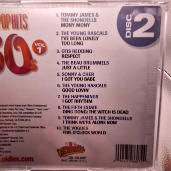 TOP OF THE POP HITS THE 60S VOLUME 1 (6) CD SET IN ORIGINAL BOX MULTIPLE ARTISTS - Picture 6 of 10